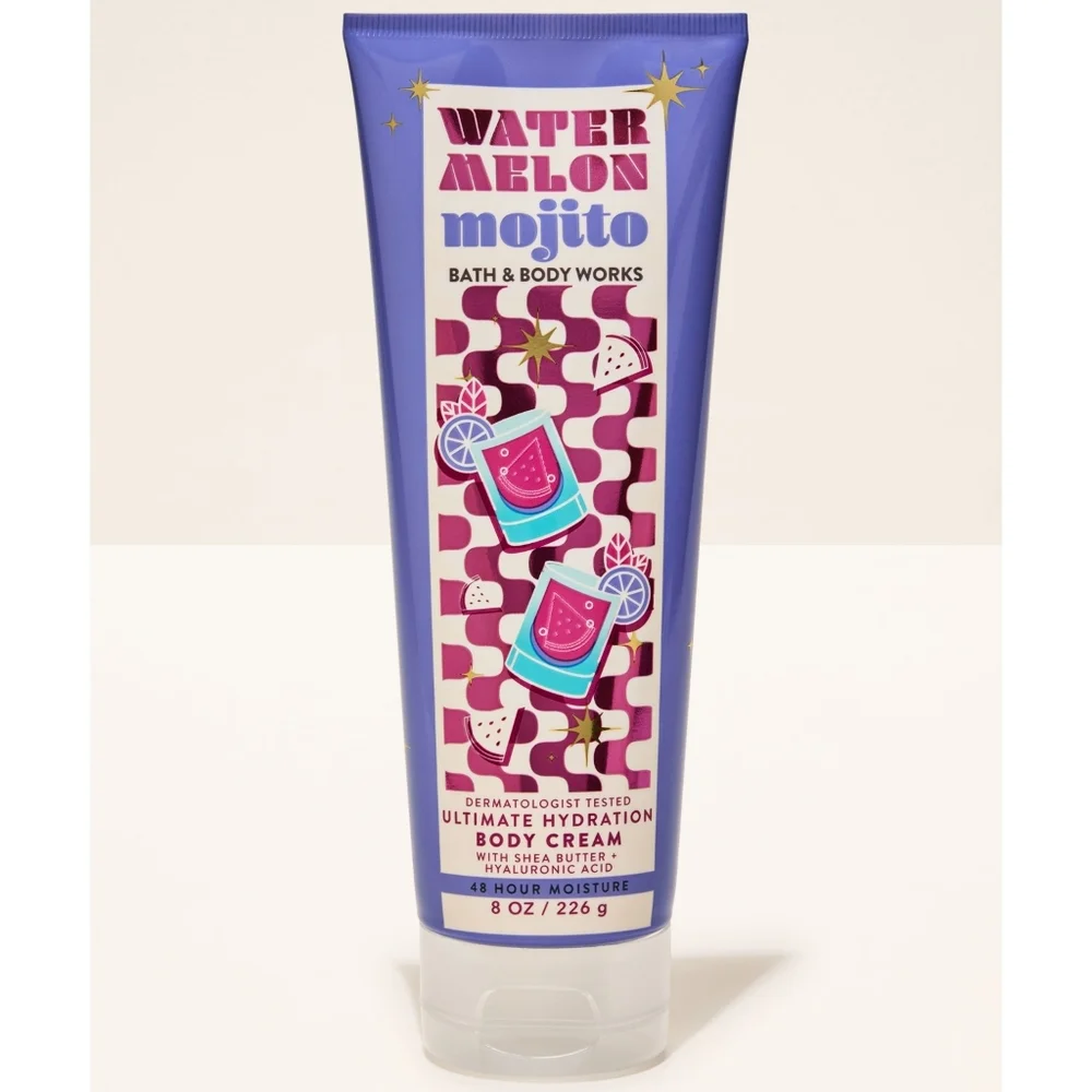 Bath & Body Works Watermelon Mojito Body Cream 8oz NEW RARE